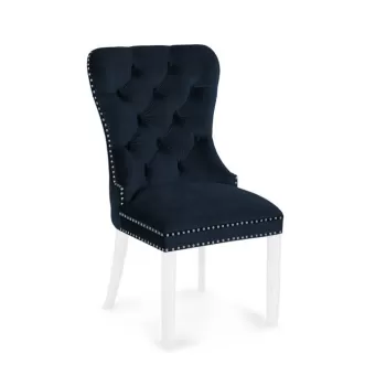 Scaun tapitat Madame grafit - H 101 cm imagine