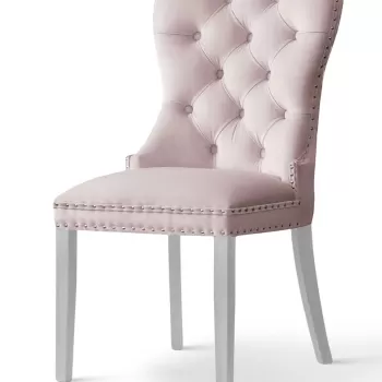 Scaun tapitat Madame roz - H 101 cm imagine