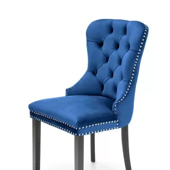Scaun tapitat Miya - Bleumarin imagine