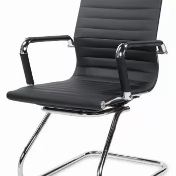 Scaun tapitat Prestige Skid negru imagine