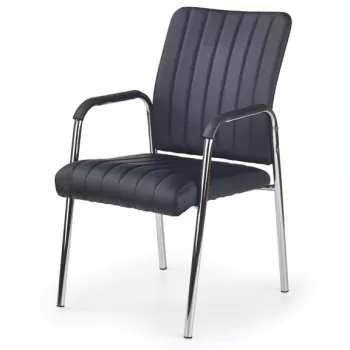 Scaun tapitat Vigor negru imagine