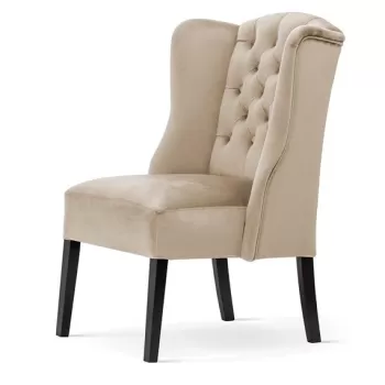 Scaun tapitat Weronica bej - H101 cm imagine