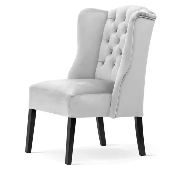 Scaun tapitat Weronica gri - H101 cm imagine