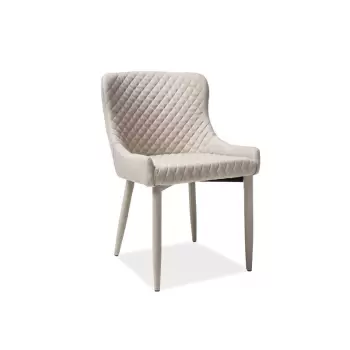 Scaun textil bej Colin - H 82 cm imagine