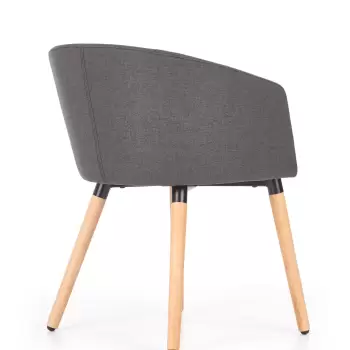 Scaun textil K266 gri inchis - H 72 cm imagine