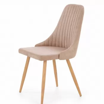 Scaun textil K285 bej - H 85 cm imagine