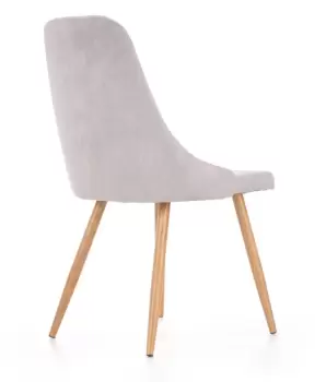 Scaun textil K285 gri deschis - H 85 cm imagine