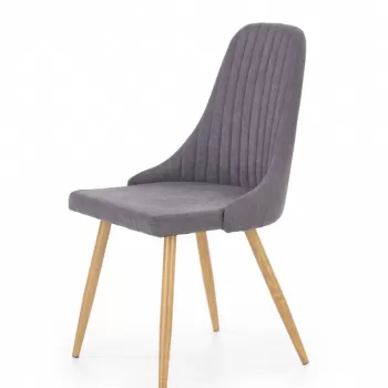 Scaun textil K285 gri inchis - H 85 cm imagine