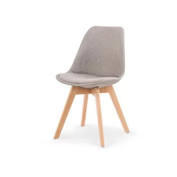 Scaun textil K303 gri deschis - H 83 cm imagine