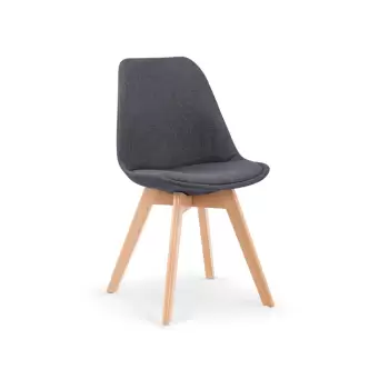 Scaun textil K303 gri inchis - H 83 cm imagine