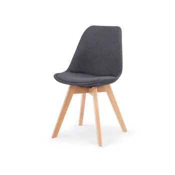 Scaun textil K303 gri inchis - H 83 cm imagine