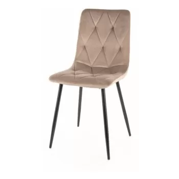 Scaun Tom velvet bej Blu40 imagine