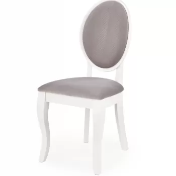 Scaun Velo tapitat gri/alb- H96 imagine