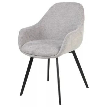 Scaun Vinto gri/negru Brego 07 imagine