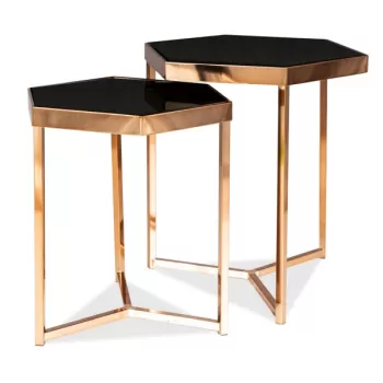 Set 2 mese de cafea Milos Gold imagine