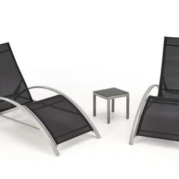 Set 2 sezlonguri + masuta Embolo imagine