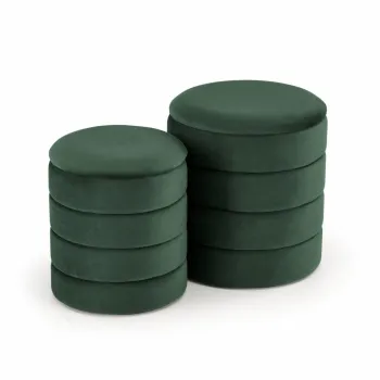 Set 2 tabureti Pacho verde imagine