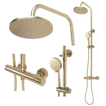 Set baterie dus cu termostat Parot auriu periat imagine