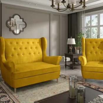 Set canapea extensibila Aros + fotoliu Aros Omega 68 imagine