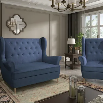 Set canapea extensibila Aros + fotoliu Aros Omega 86 imagine