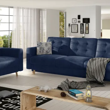 Set canapea extensibila Asgard + fotoliu Botanical 80/Monolith 77 imagine