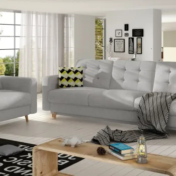 Set canapea extensibila Asgard + fotoliu Sawana 21/Zigzag 53 imagine