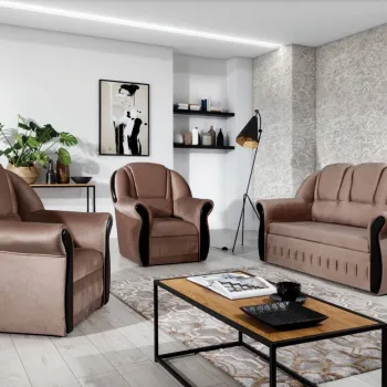 Set canapea extensibila Lord + 2 fotolii Monolith 09 imagine