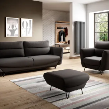 Set canapea + fotoliu + taburet Silva Flores 22 imagine