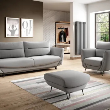 Set canapea + fotoliu + taburet Silva Gojo 4 imagine