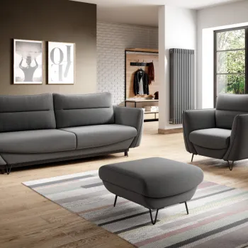 Set canapea + fotoliu + taburet Silva Gojo 5 imagine