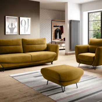 Set canapea + fotoliu + taburet Silva Loco 45 imagine