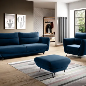 Set canapea + fotoliu + taburet Silva Lukso 40 imagine