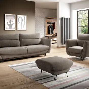 Set canapea + fotoliu + taburet Silva Marte 20 imagine