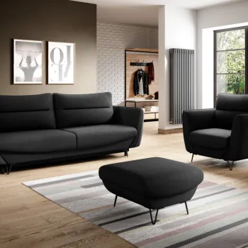 Set canapea + fotoliu + taburet Silva Poco 10 imagine