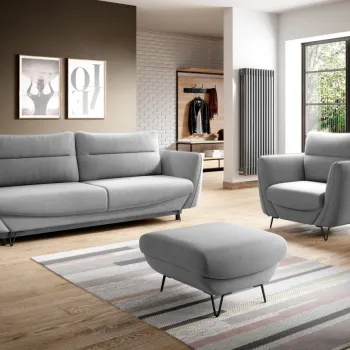 Set canapea + fotoliu + taburet Silva Sola 4 imagine