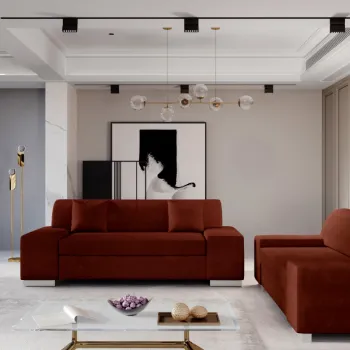 Set canapea Porto 2 locuri + canapea Porto 3 locuri Kronos 02 imagine