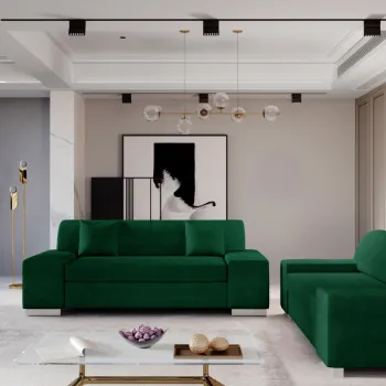 Set canapea Porto 2 locuri + canapea Porto 3 locuri Kronos 19 imagine