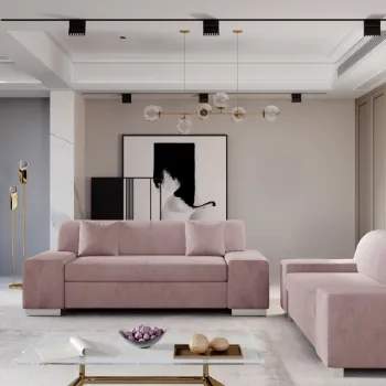 Set canapea Porto 2 locuri + canapea Porto 3 locuri Matvelvet 63 imagine