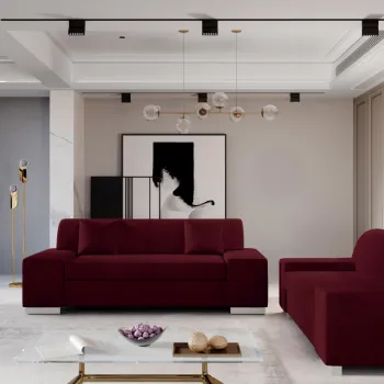 Set canapea Porto 2 locuri + canapea Porto 3 locuri Matvelvet 68 imagine