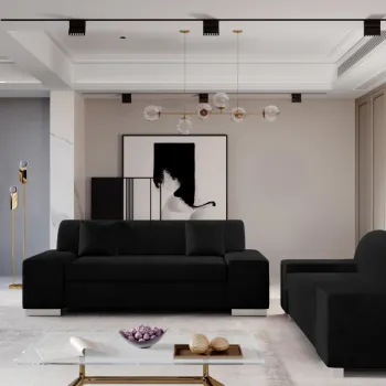 Set canapea Porto 2 locuri + canapea Porto 3 locuri Matvelvet 99 imagine