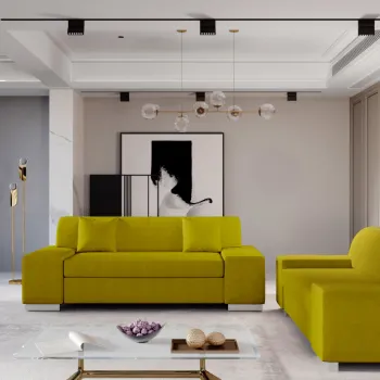 Set canapea Porto 2 locuri + canapea Porto 3 locuri Omega 68 imagine