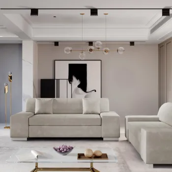 Set canapea Porto 2 locuri + canapea Porto 3 locuri Paros 02 imagine