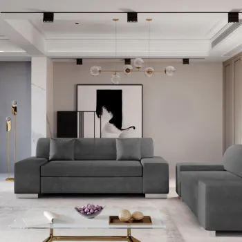 Set canapea Porto 2 locuri + canapea Porto 3 locuri Paros 06 imagine