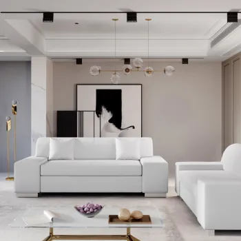 Set canapea Porto 2 locuri + canapea Porto 3 locuri Soft 17 imagine