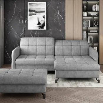 Set coltar Lorelle pe stanga + taburet Lorelle Dora 90 imagine