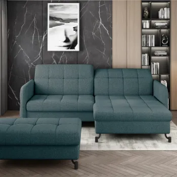 Set coltar Lorelle pe stanga + taburet Lorelle Grande 75 imagine