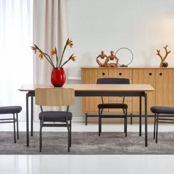 Set masa extensibila Smart L170-250 cm + 4 scaune Smart imagine