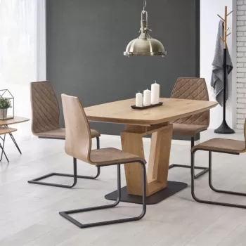 Set masa MDF Blacky + 4 scaune K265 imagine