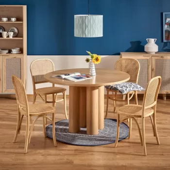 Set masa rotunda Elefante + 4 scaune K502 ratan imagine