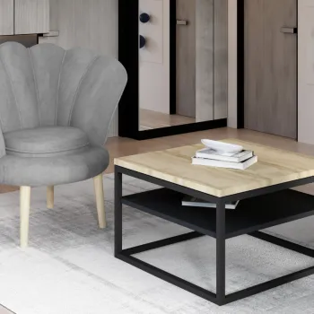 Set masuta de cafea Lupe + fotoliu Vivien imagine